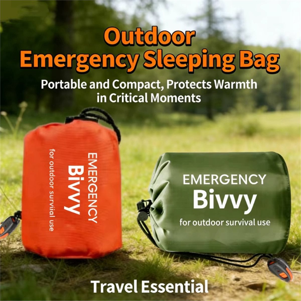 Bivy Bag Emergency - Sacco a pelo di emergenza, coperta