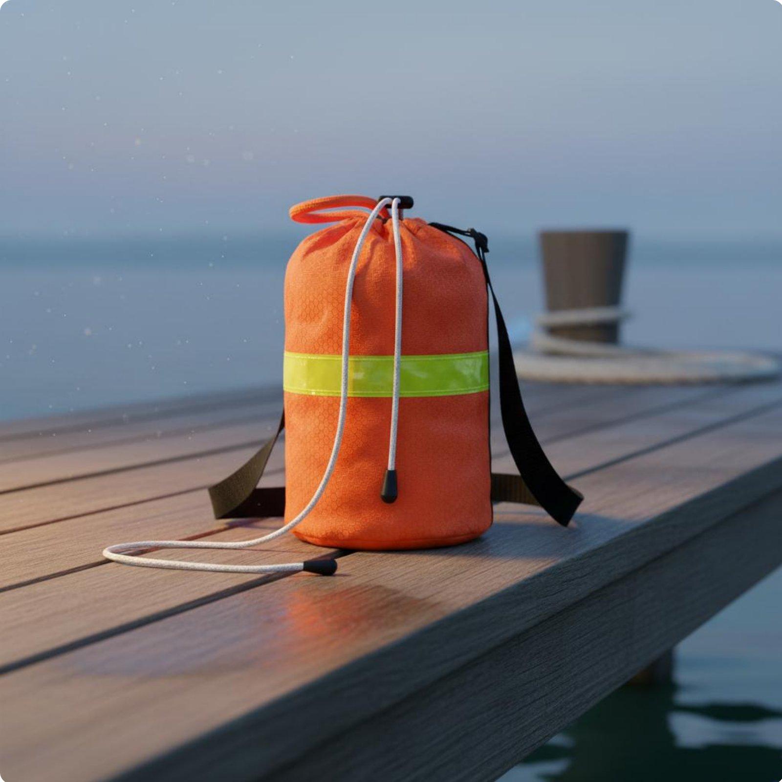 Borsa per lancio di salvataggi - Rescue Rope Throw recensione e prezzo