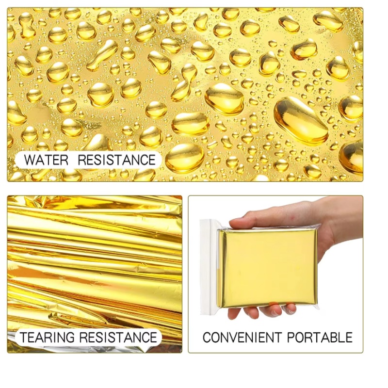 Confezione da 4 coperte termic - Survival Blanket Reflective recensione e prezzo