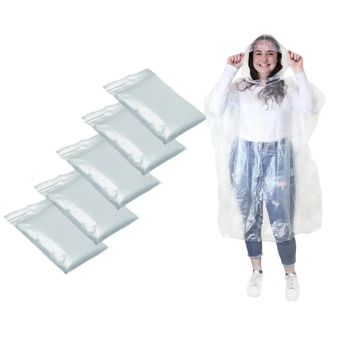 5/10 pezzi: poncho antipioggia - Emergency Poncho Rain recensione e prezzo